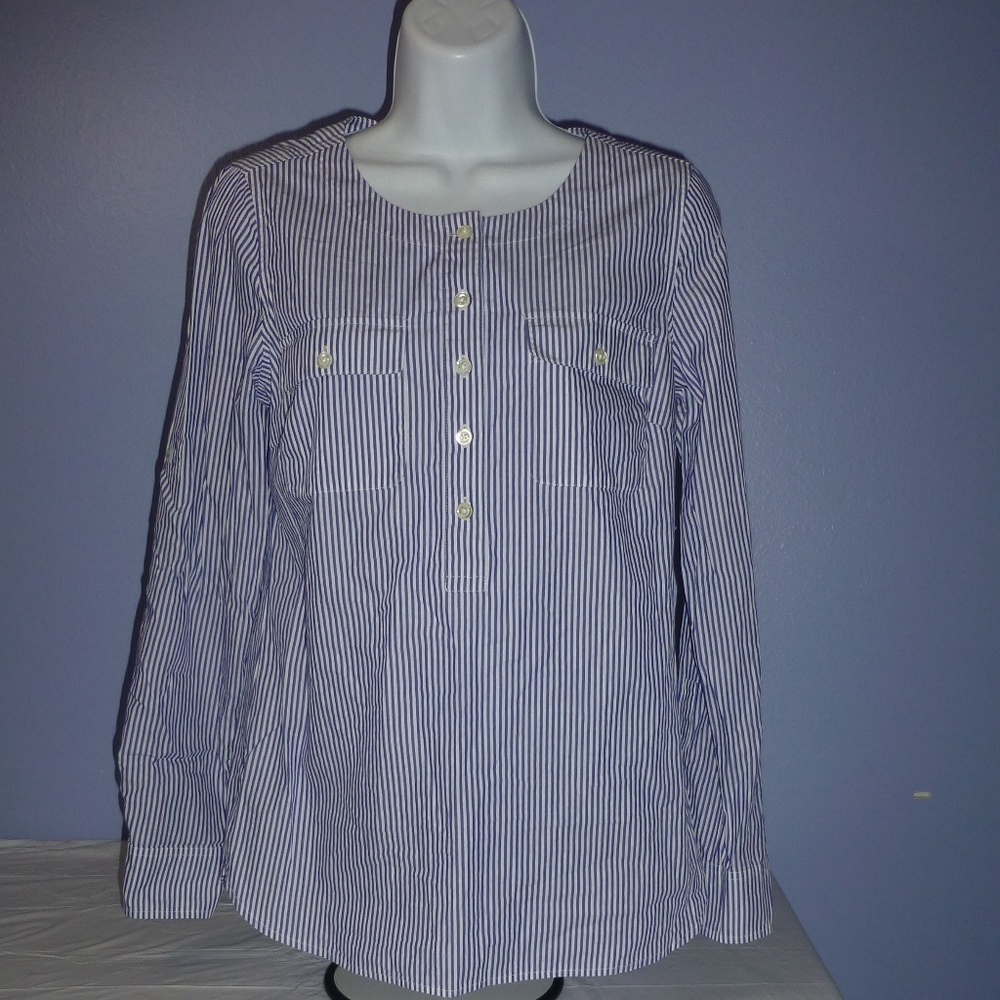 Women's Vineyard Vine  Popover Long Sleeve Blouse